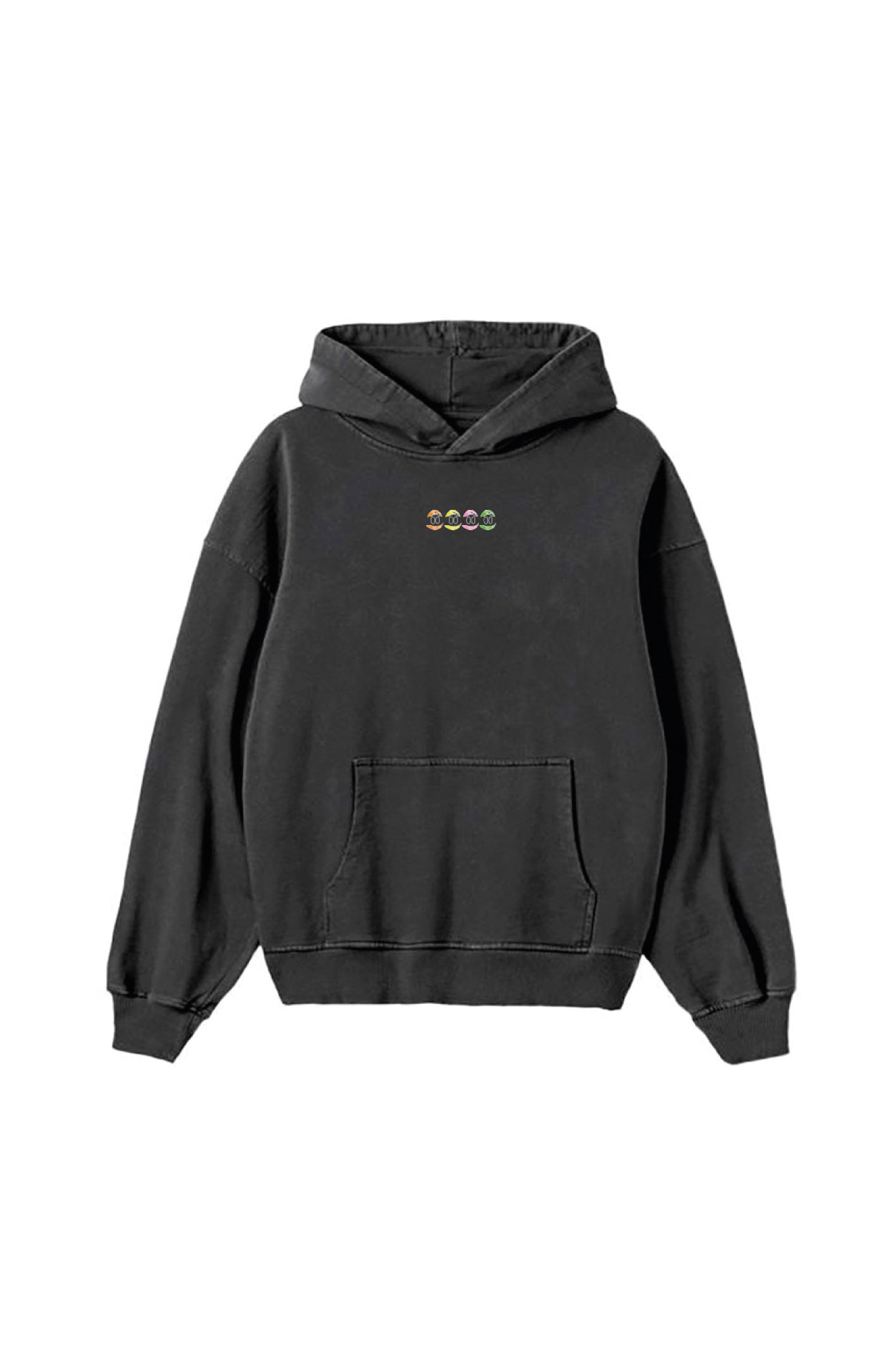 SAVAGE SOUL BLACK OYSTER OVERSIZED HOODIE